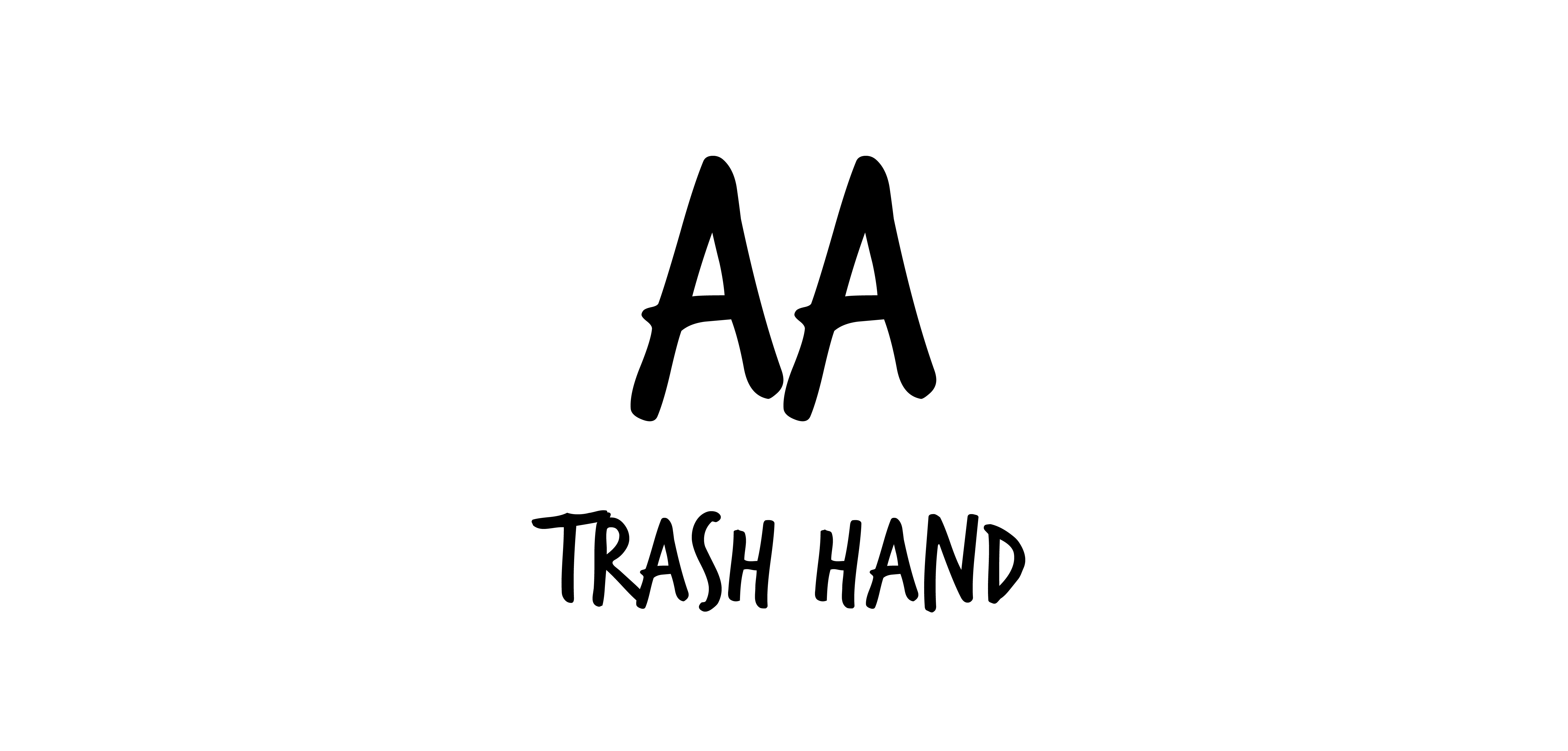 trash-hand-font